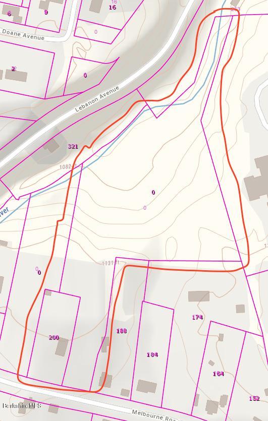 200 Melbourne Road Pittsfield, MA 01201 - Photo 31 of 31 Map of the 2 parcels