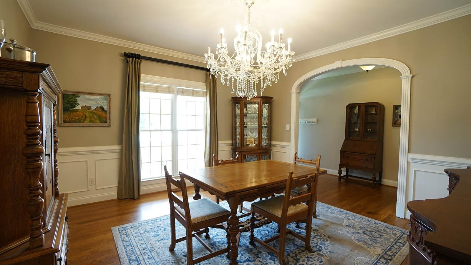 3720 Wesley Ridge Drive Apex, NC 27539 - Photo 18 of 61 Large formal dining room with hardwood floors Dining Room