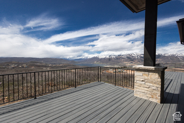 2132 East Outlaw Road, Unit 49 Kamas, UT 84036 - Photo 11 of 44 Wooden terrace with a mountain view