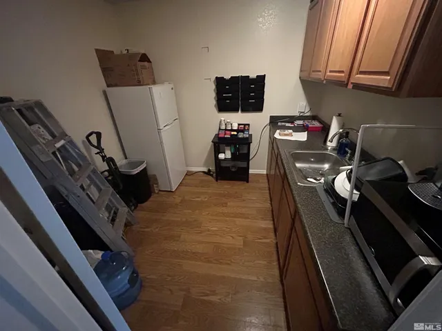 a room with storage and utility