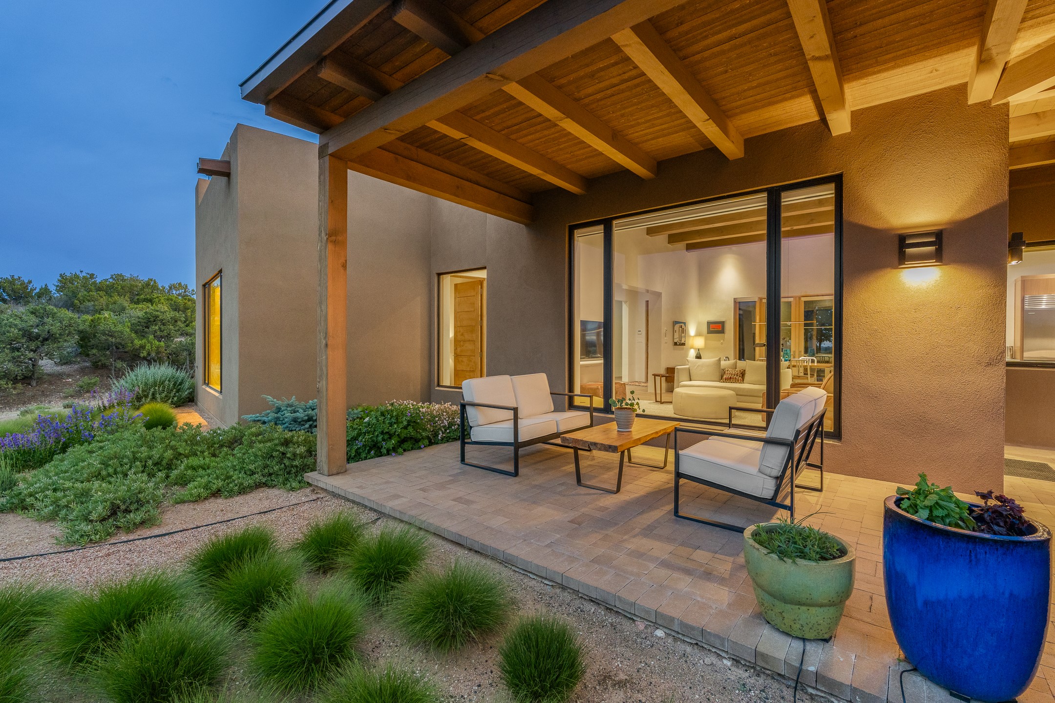 31 Sundance Ridge Circle Santa Fe, NM 87506 - Photo 11 of 57 Rear Portal - Sangre Views