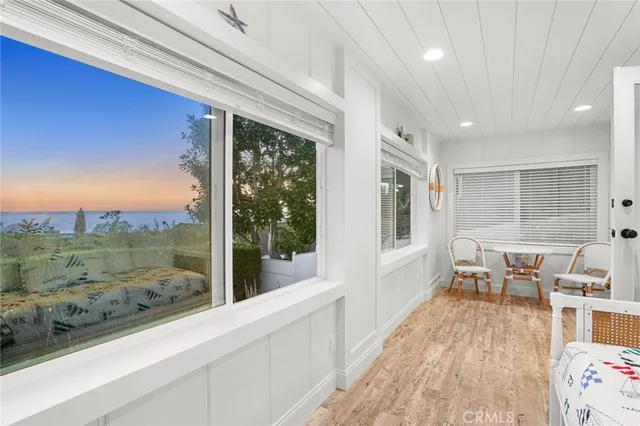 a view of a city from a balcony