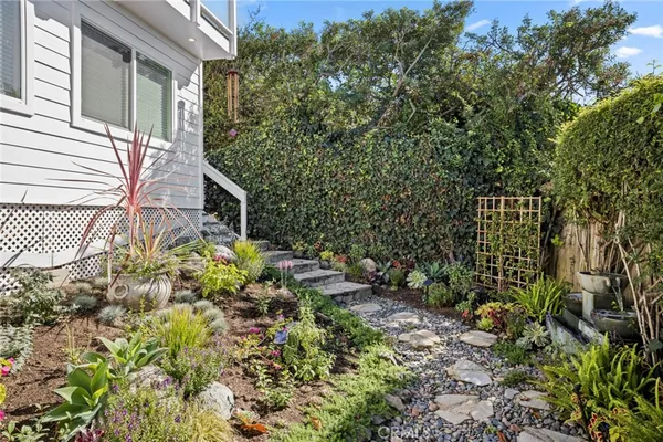 a garden filled with lots of plants and flowers