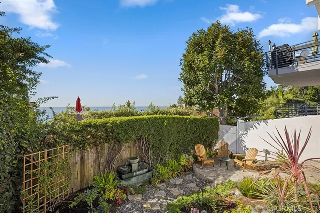 a night view of a garden