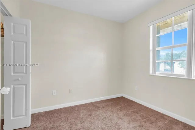 a view of an empty room