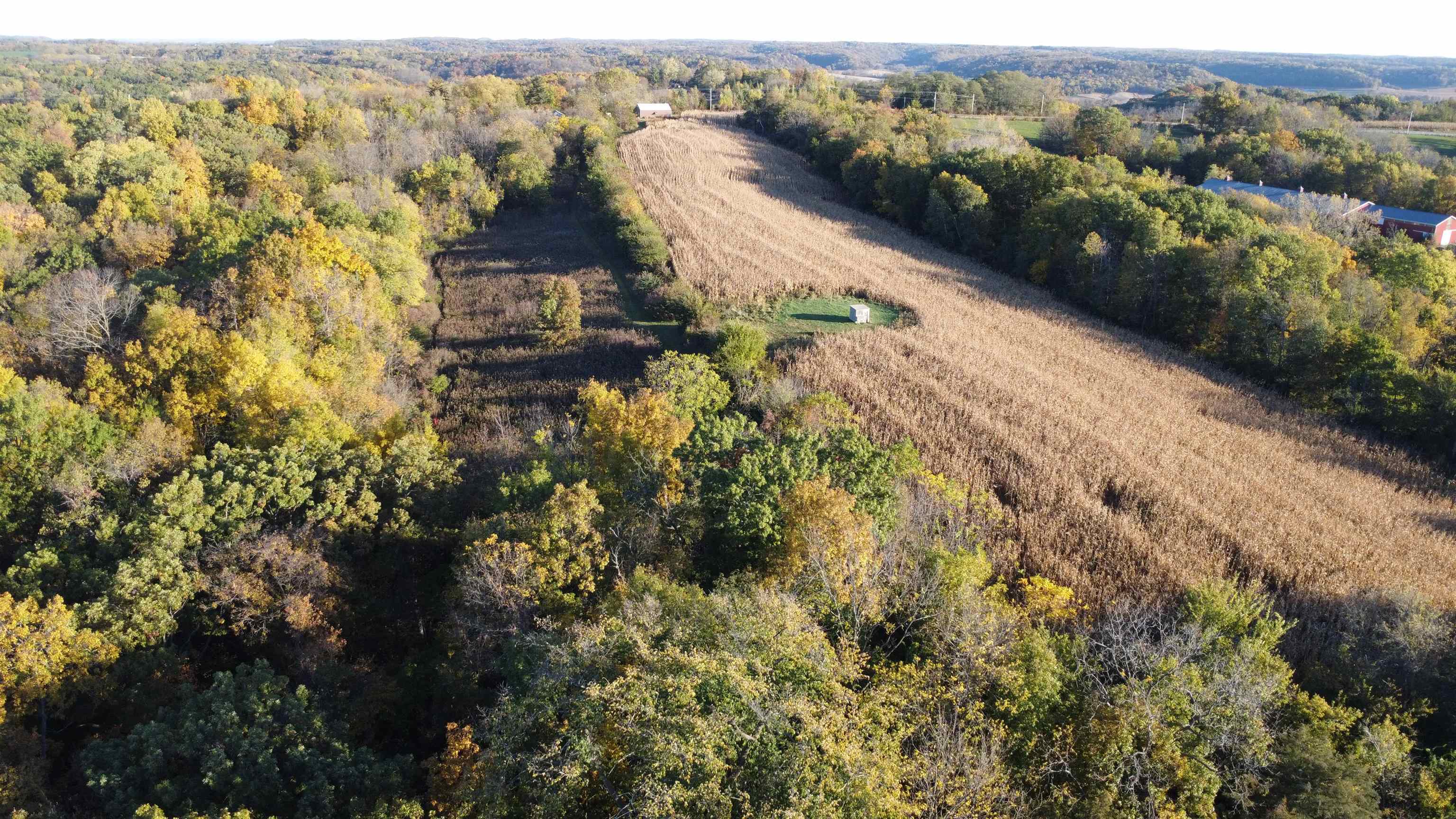7151 West Blackjack Road Galena, IL 61036 - Photo 11 of 49 a view of a city with lush green forest