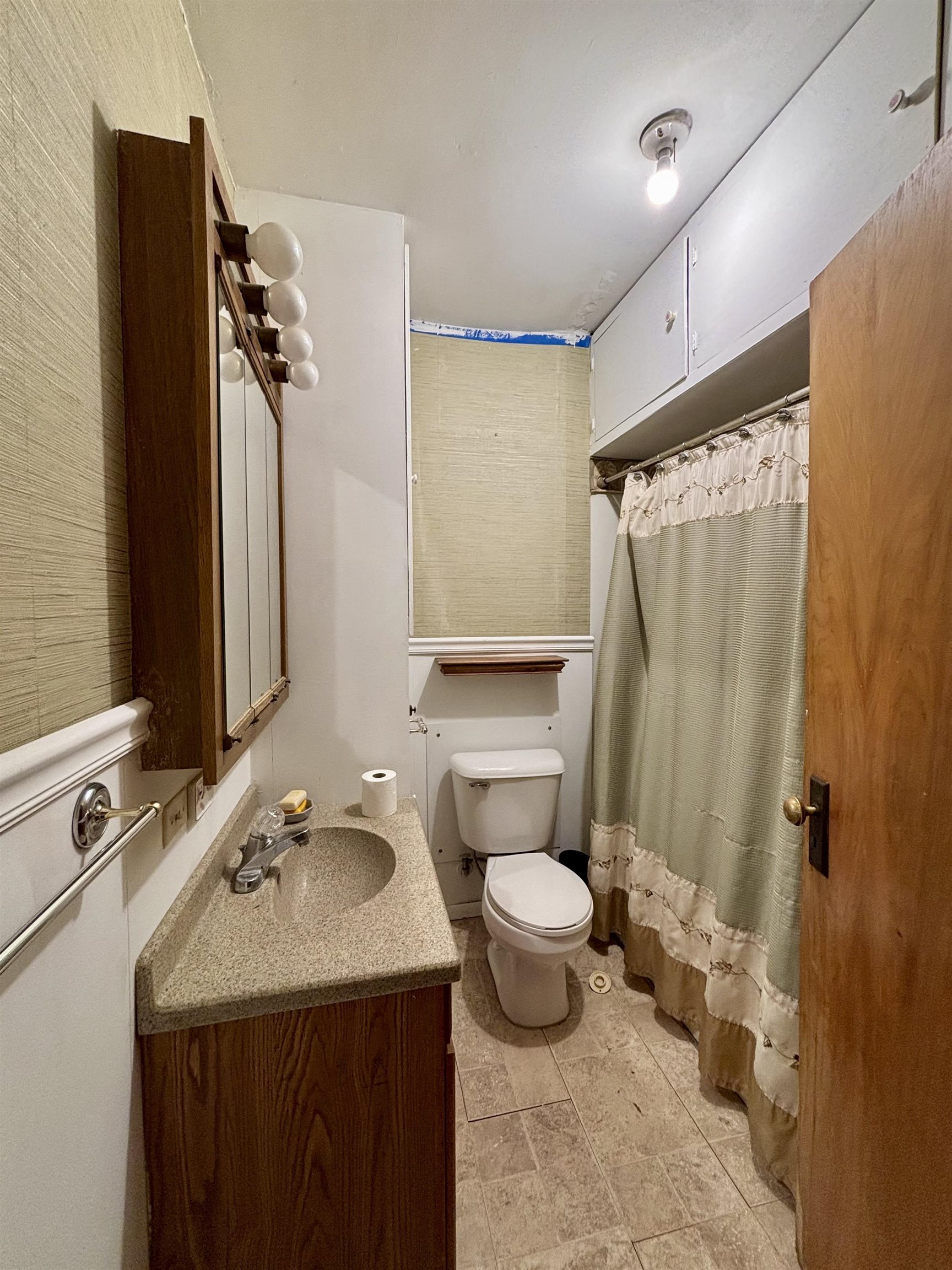 7151 West Blackjack Road Galena, IL 61036 - Photo 30 of 49 a bathroom with a sink toilet and shower
