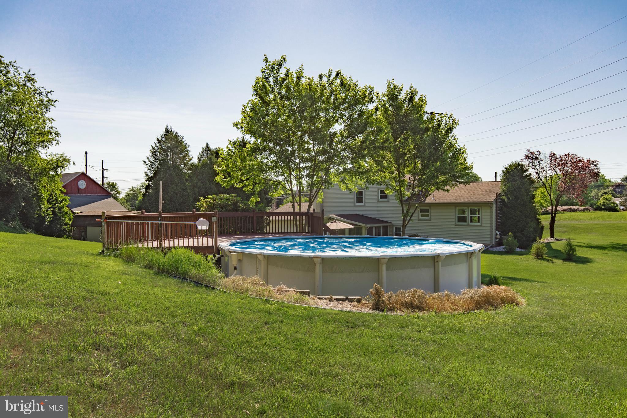 4067 East Texas Road Allentown, PA 18103 - Photo 35 of 37 a view of a house with a yard balcony and a small pool