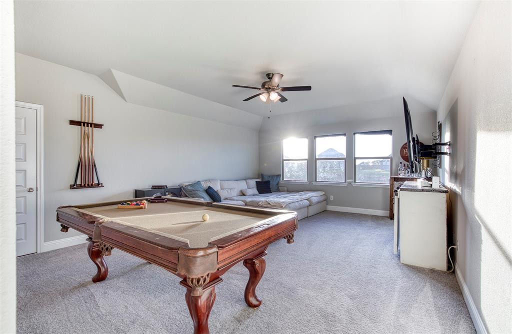 12605 Eagles Bluff Godley, TX 76044 - Photo 21 of 39 a room with furniture pool table and flat screen tv