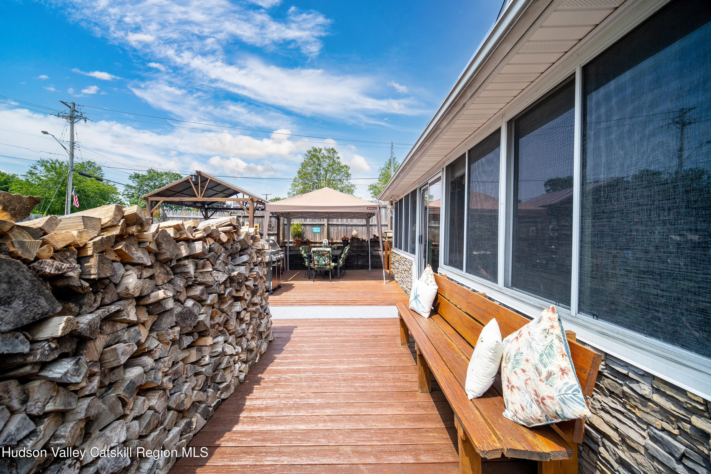 2-6 Old Firehouse Road Plattekill, NY 12589 - Photo 40 of 44 a balcony with pathway and a garden