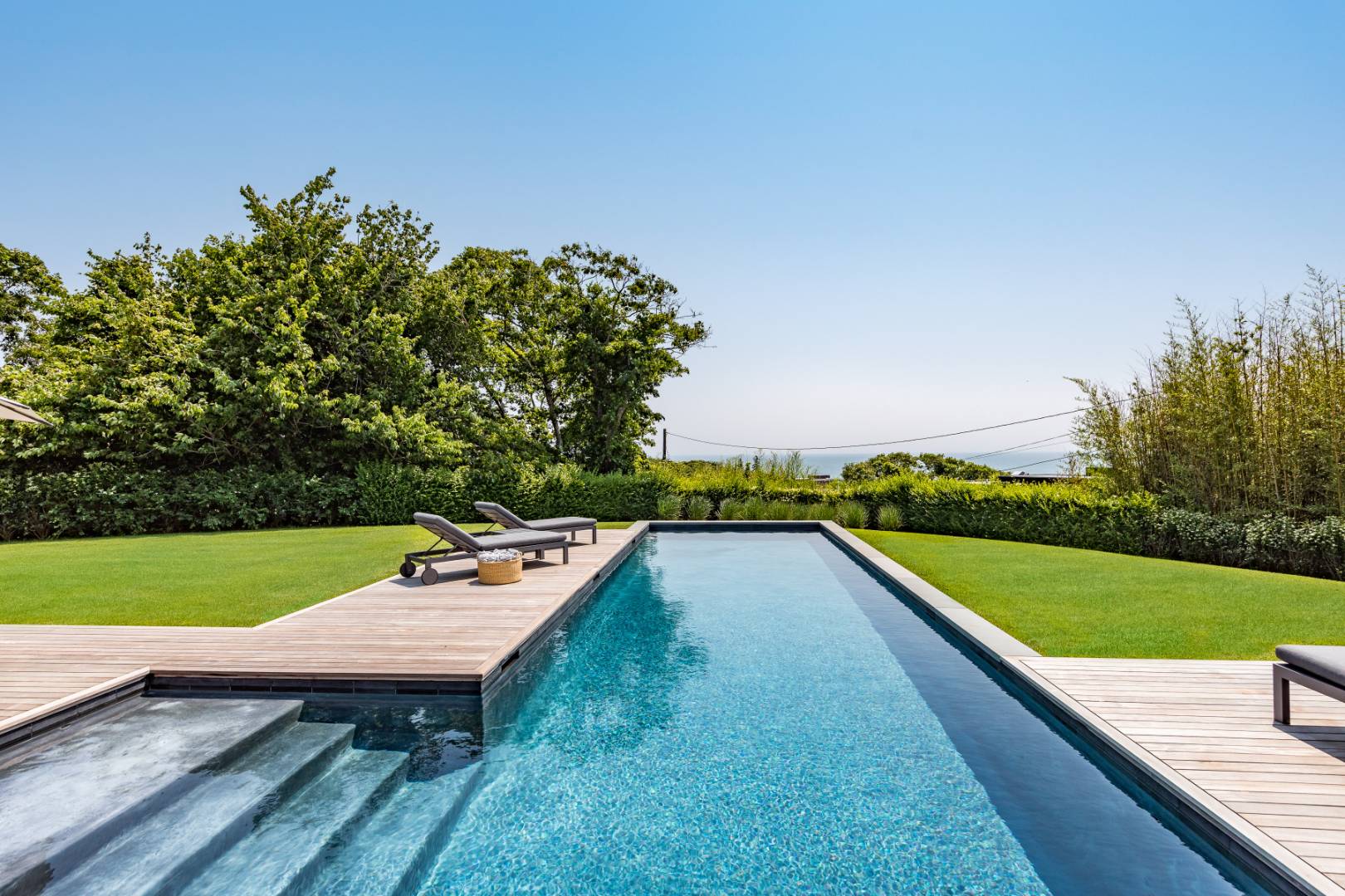 6 Tara Road Montauk, NY 11954 - Photo 19 of 24 swimming pool view with a outdoor seating