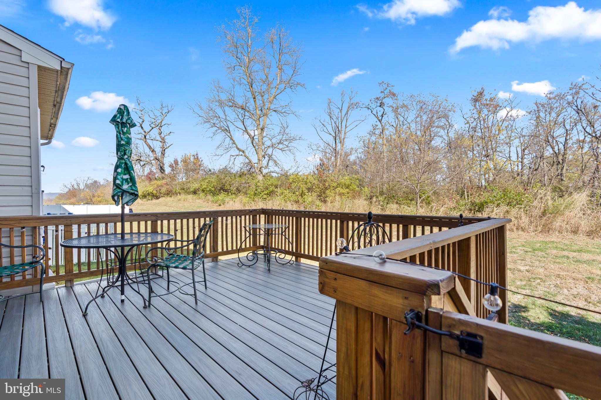 17656 Potter Bell Way Hagerstown, MD 21740 - Photo 15 of 35 a view of balcony with furniture and wooden floor