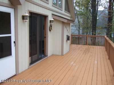 2703 Boulder Road Lake Ariel, PA 18436 - Photo 20 of 26 a view of balcony with wooden floor and fence