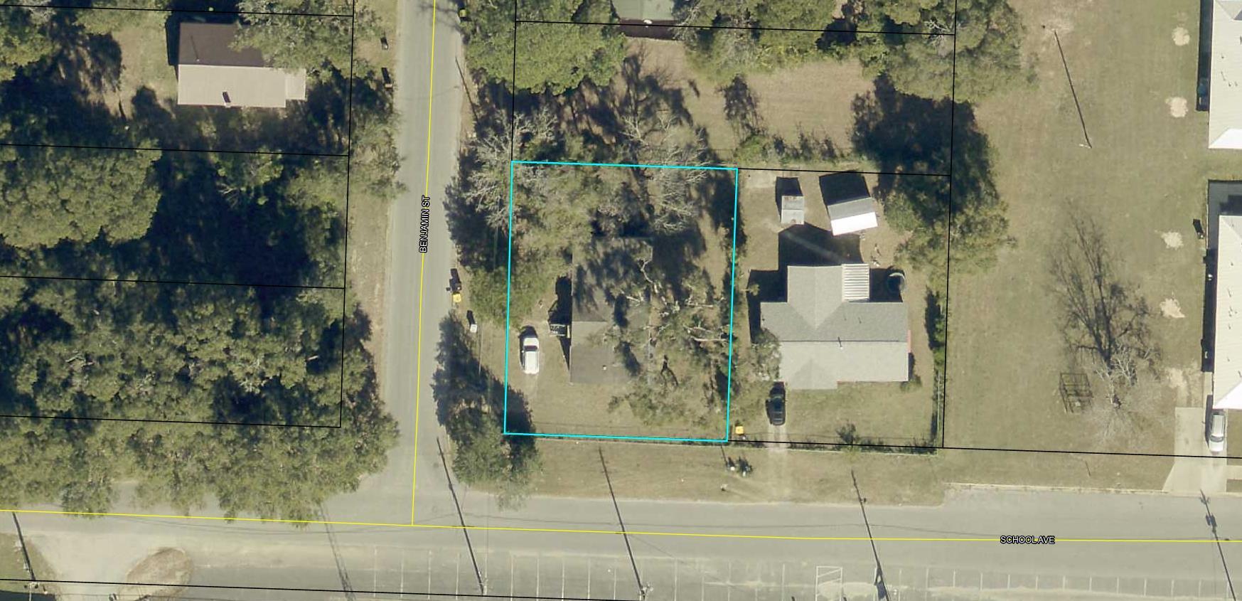 189 Benjamin Street Crestview, FL 32536 - Photo 40 of 40 a aerial view of a house with a yard