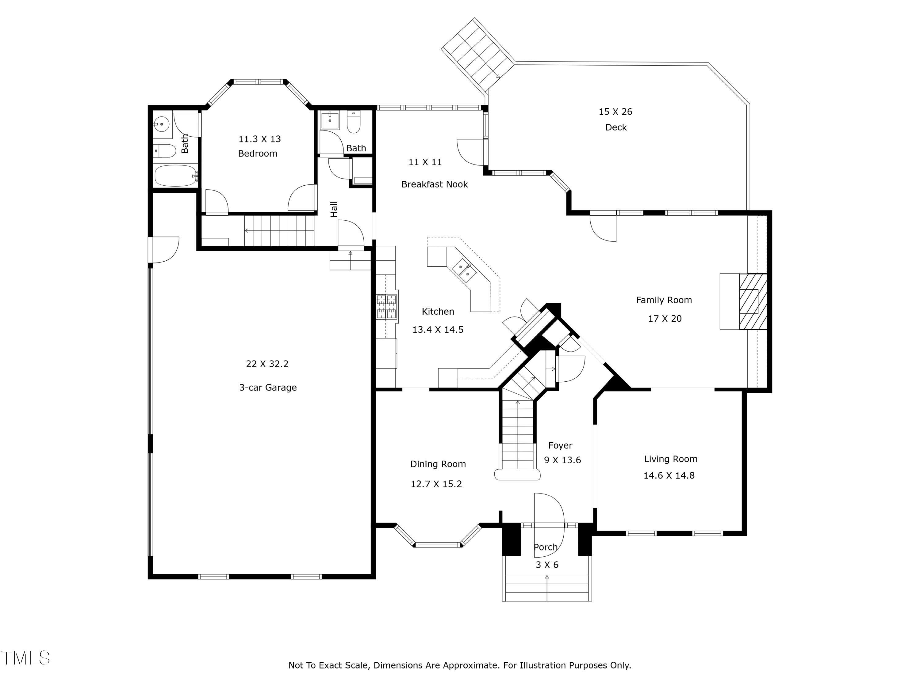 7000 Millstone Ridge Court Raleigh, NC 27614 - Photo 60 of 70 a picture of floor plan
