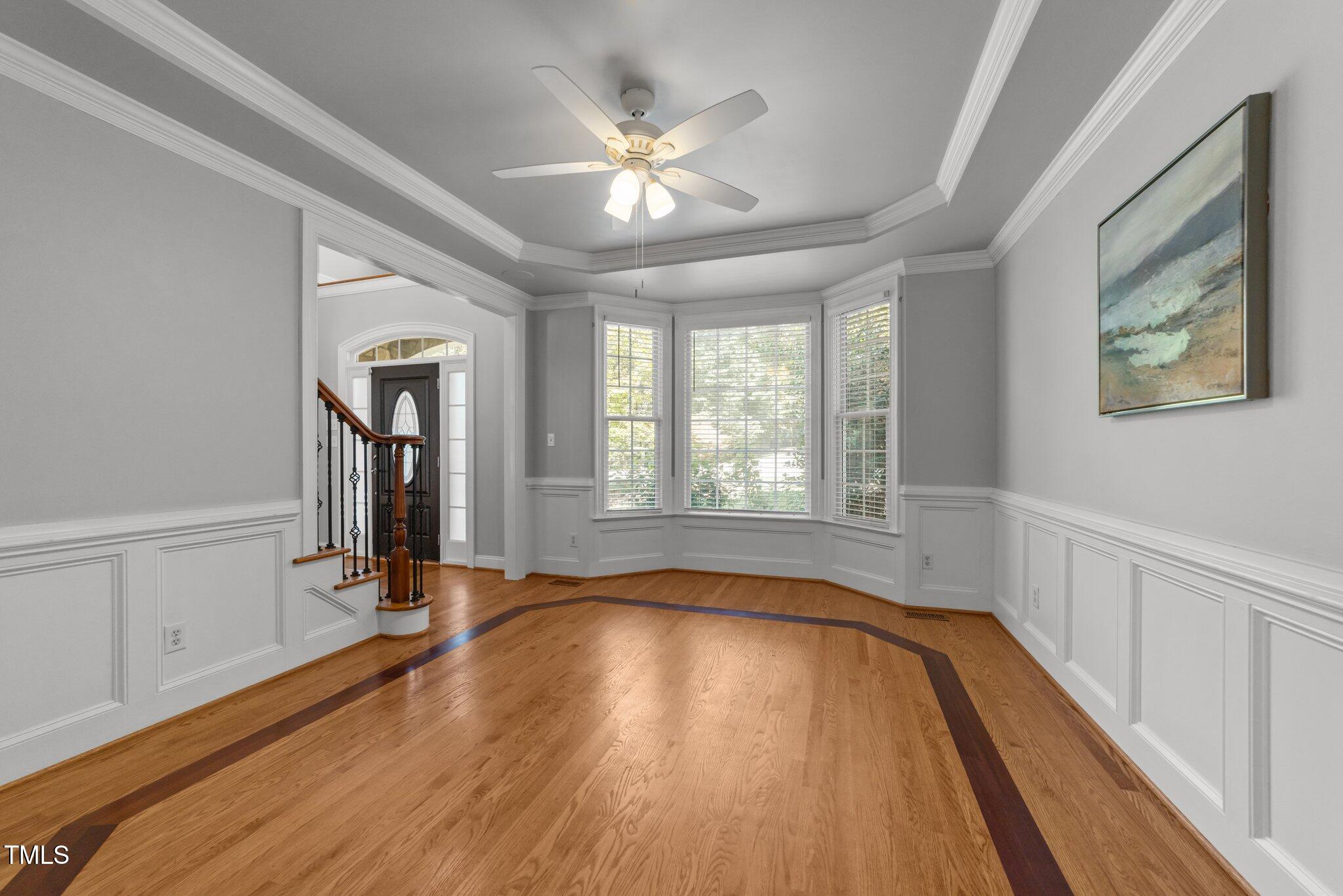 7000 Millstone Ridge Court Raleigh, NC 27614 - Photo 6 of 70 a view of room with window and wooden floor