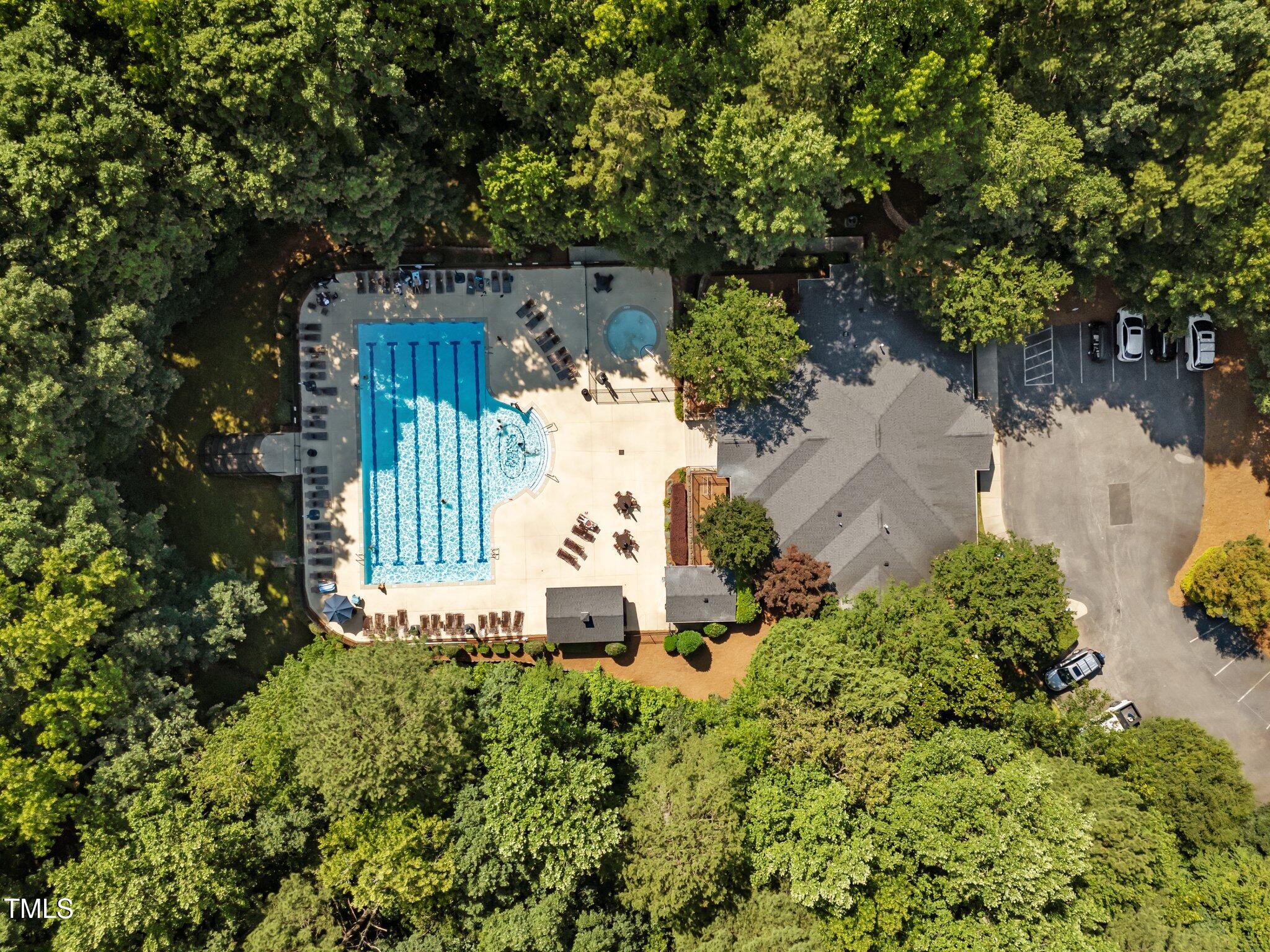 7000 Millstone Ridge Court Raleigh, NC 27614 - Photo 70 of 70 an aerial view of a house with a yard and garden