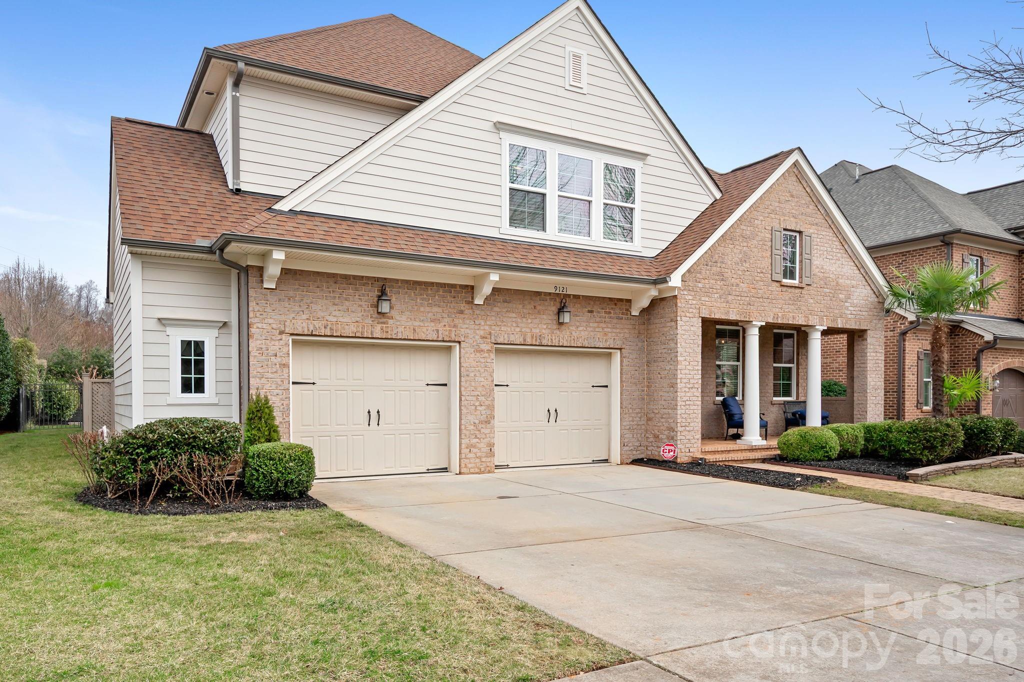 9121 Robbins Preserve Road Cornelius, NC 28031 - Photo 37 of 47 a front view of a house with a yard