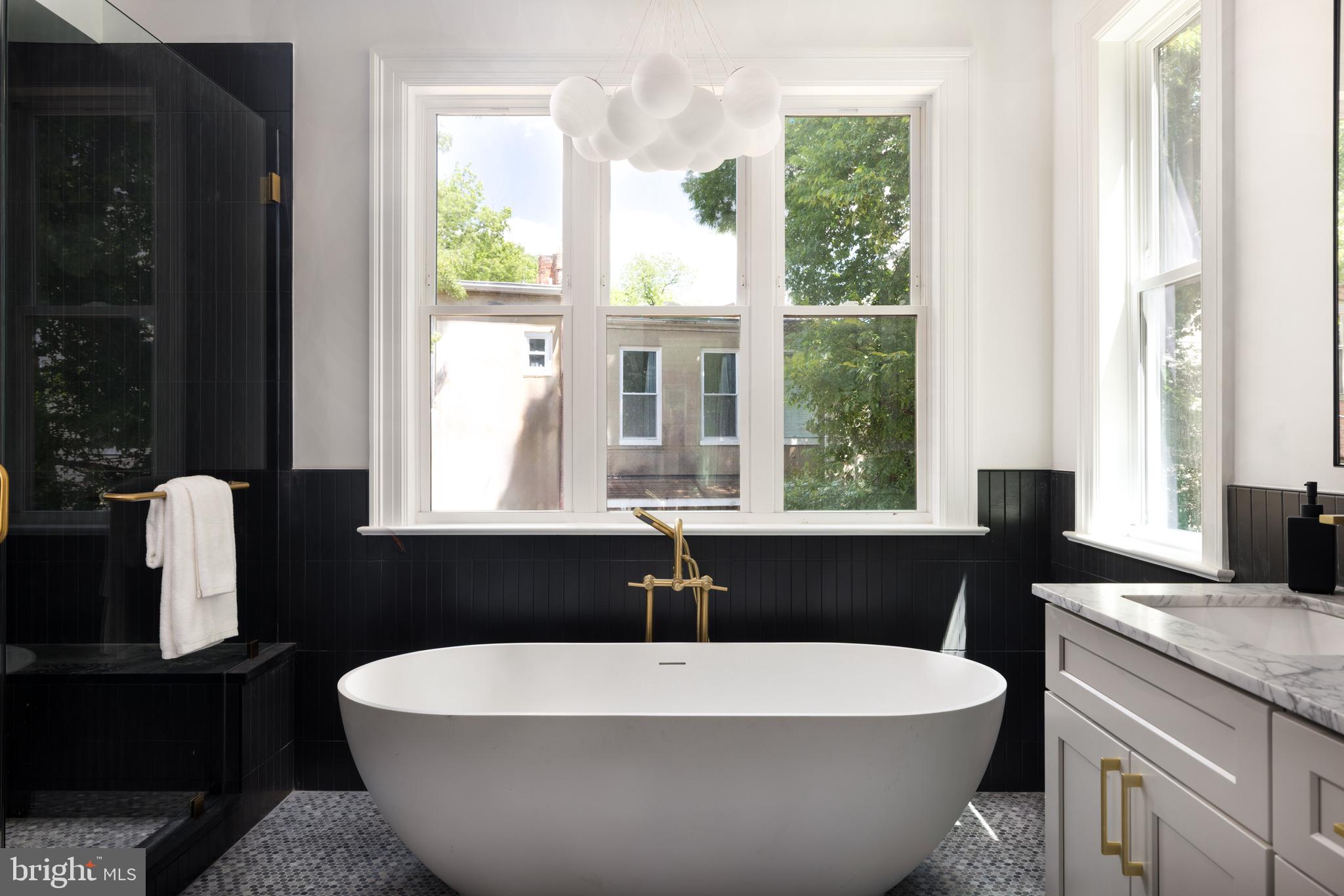 1241 4th Street Northwest Washington, DC 20001 - Photo 29 of 50 Spa-inspired primary bath