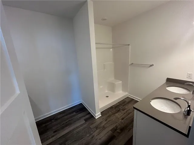 a view of an empty room