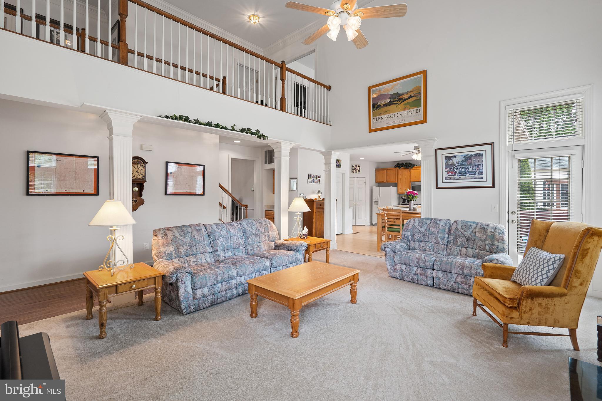 14417 Clubhouse Road Gainesville, VA 20155 - Photo 23 of 67 living room with upper hallway/foyer