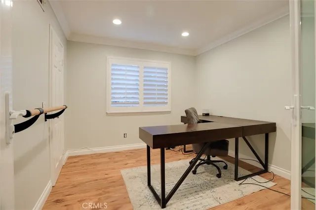 a view of a workspace with a window