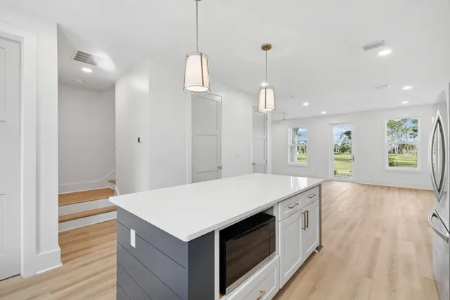 a bathroom with a shower and toilet