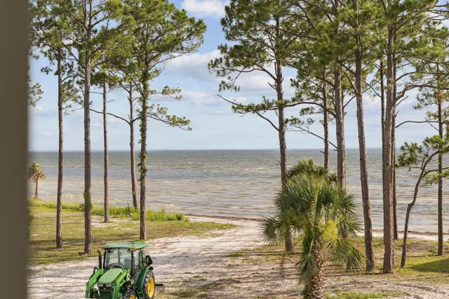a view of a fireplace in a gallery