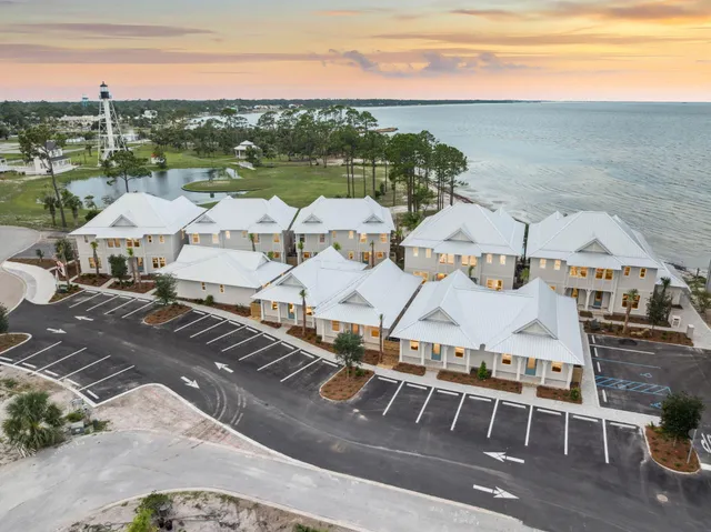 a view of an ocean with city view