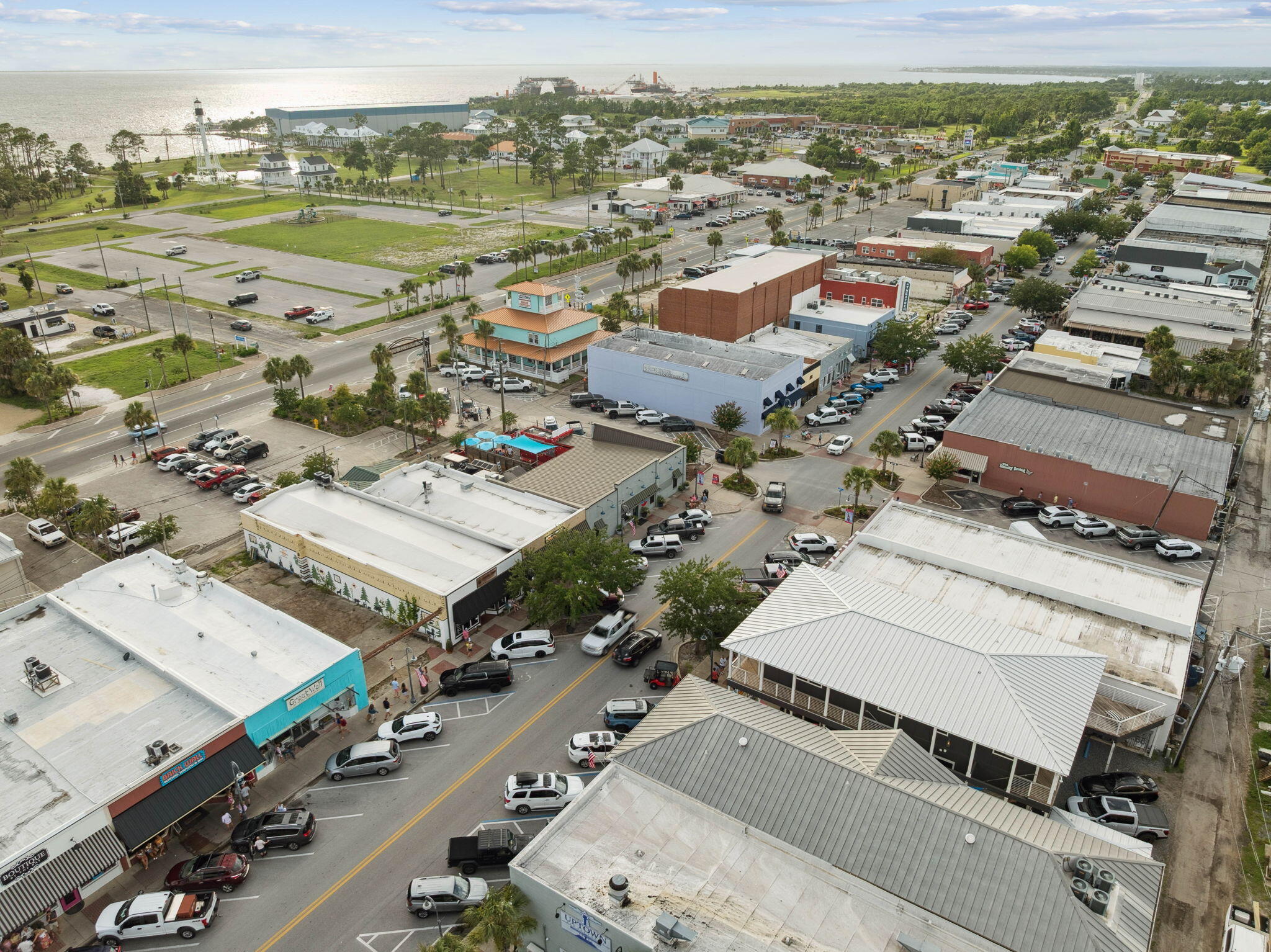 264 Dockside Drive Port St. Joe, FL 32456 - Photo 62 of 65 an aerial view of a city with lots of residential buildings