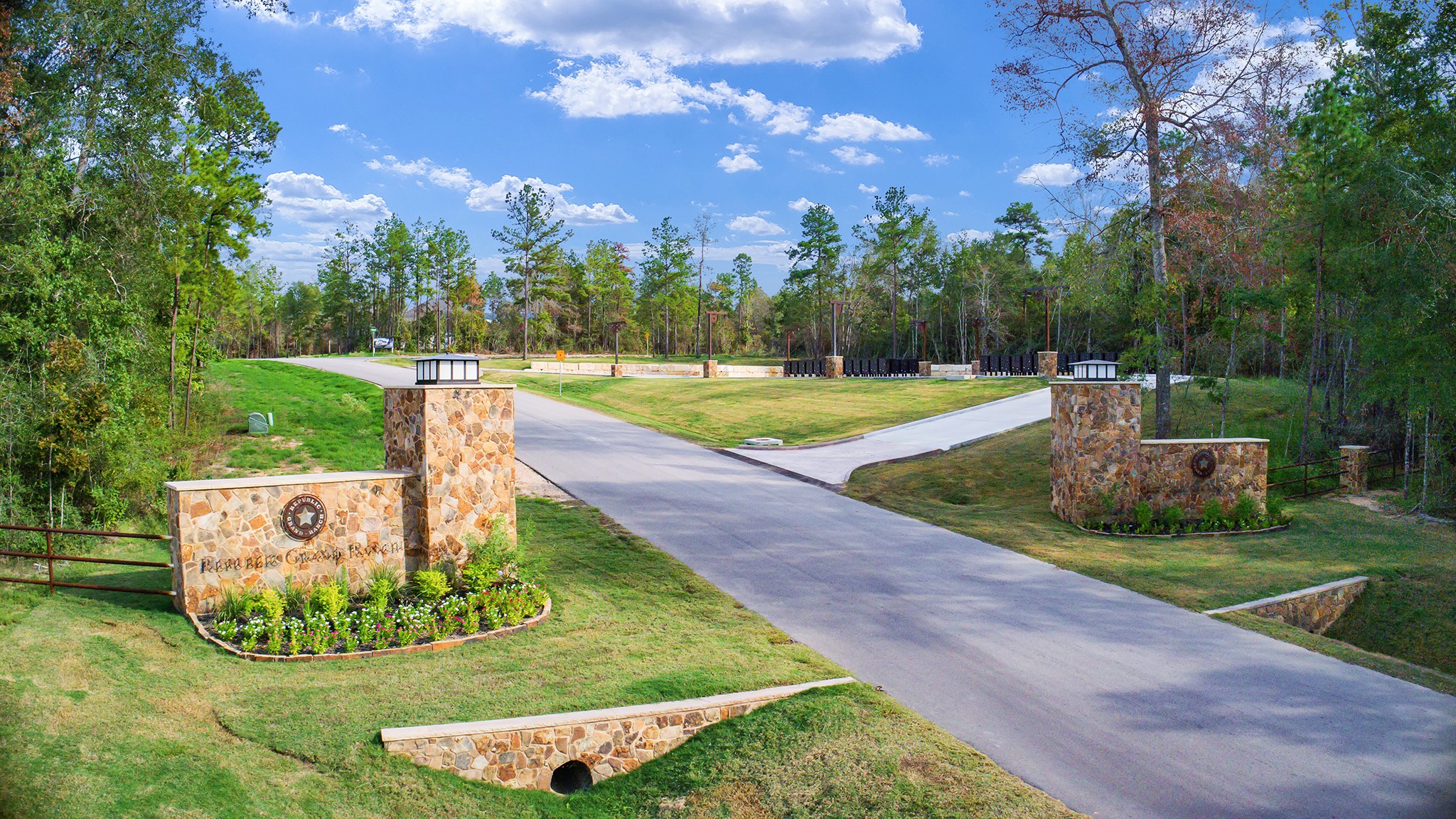 10886 Ruger Road Willis, TX 77378 - Photo 2 of 25 a view of a park with large trees