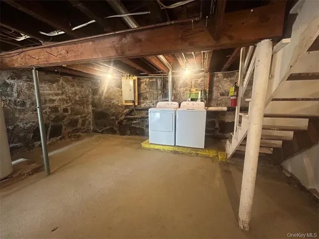 a view of storage and utility room