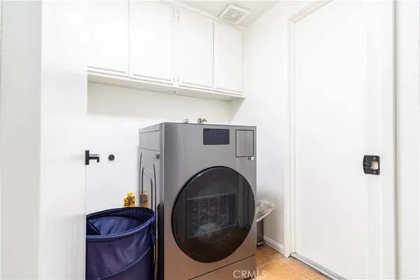 a room with a washer and dryer