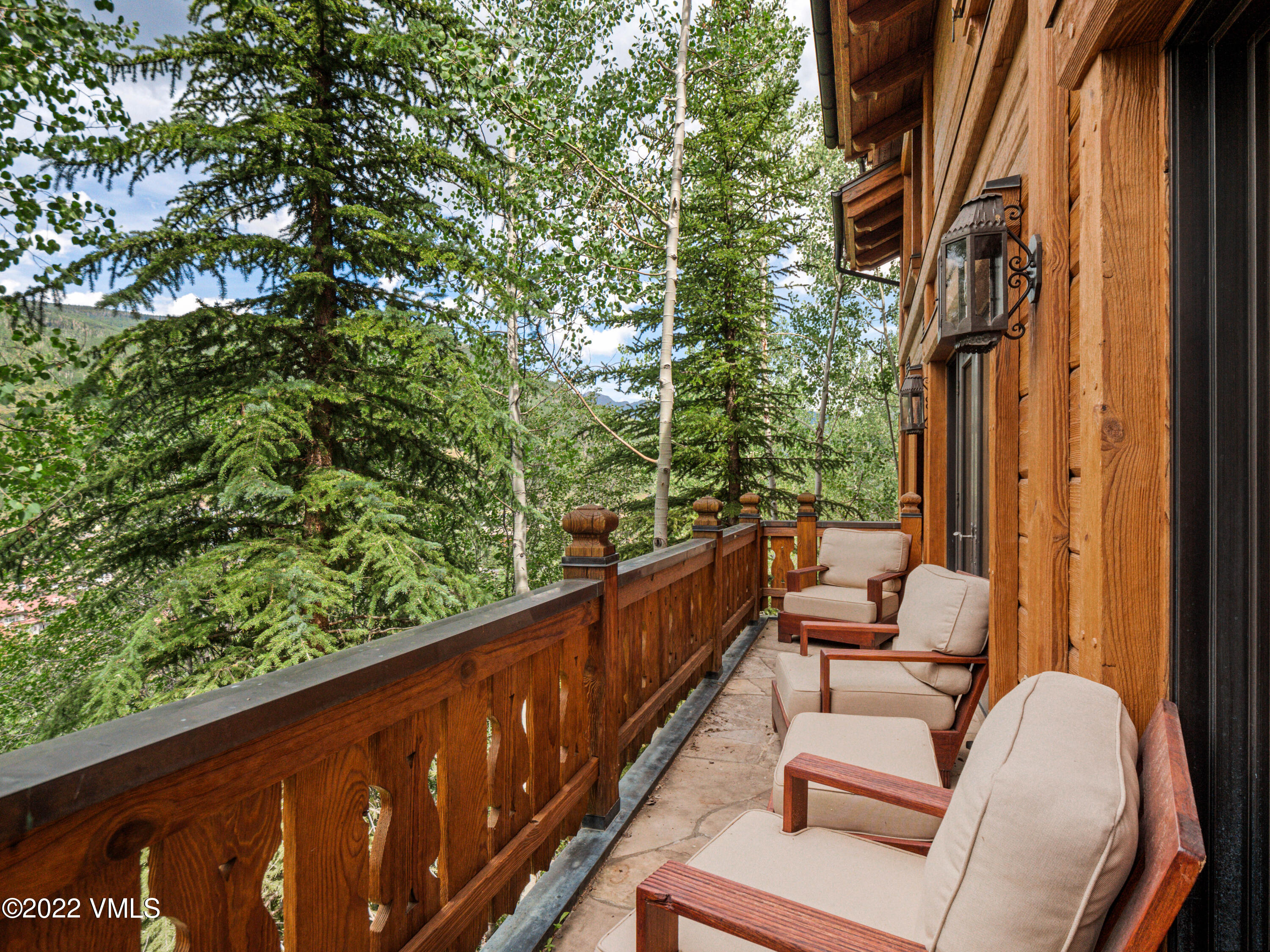 97 Rockledge Road Vail, CO 81657 - Photo 26 of 35 a view of balcony with couches