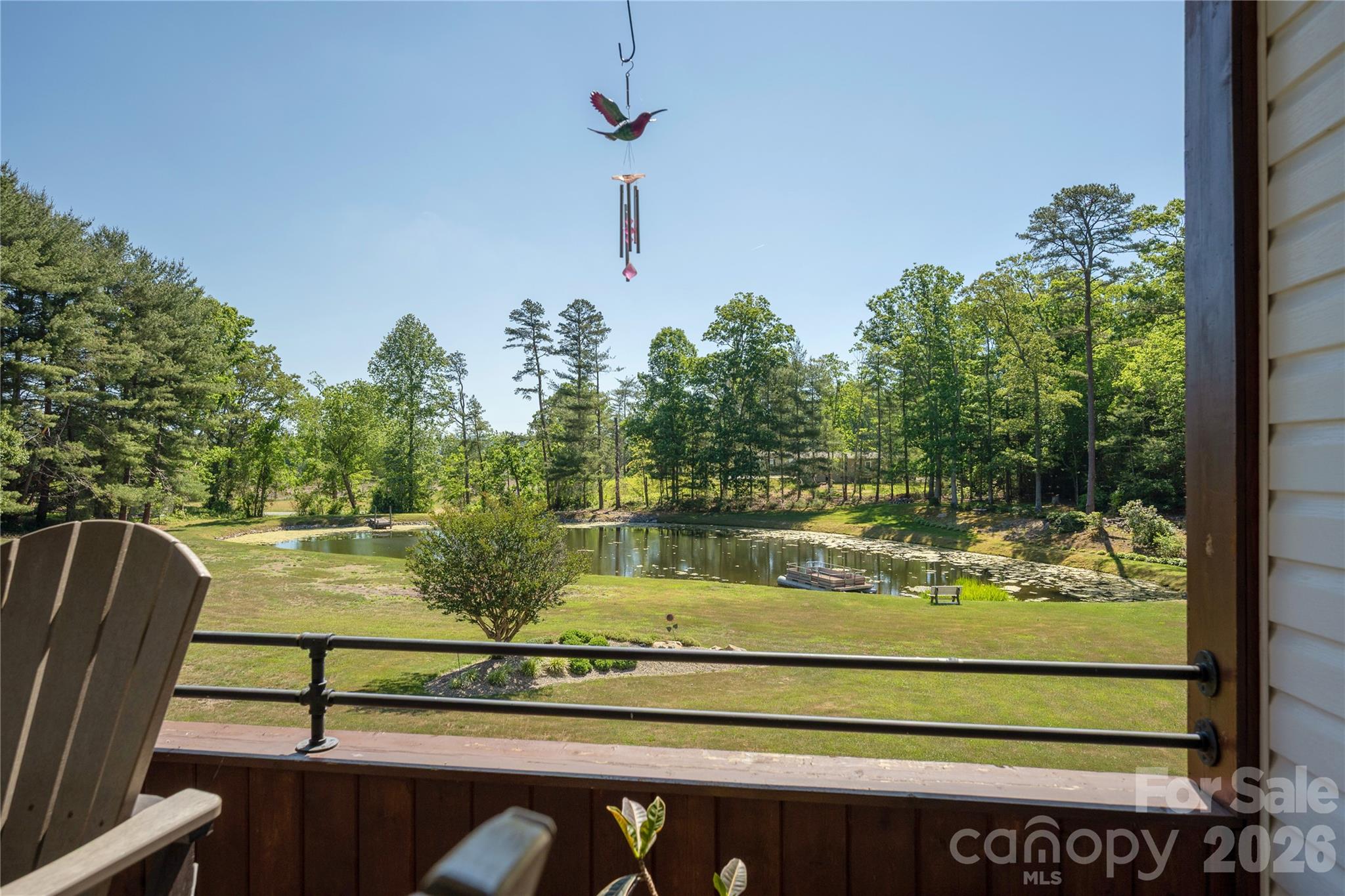 231 Allen Road East Flat Rock, NC 28726 - Photo 31 of 42 a view of swimming pool from a balcony