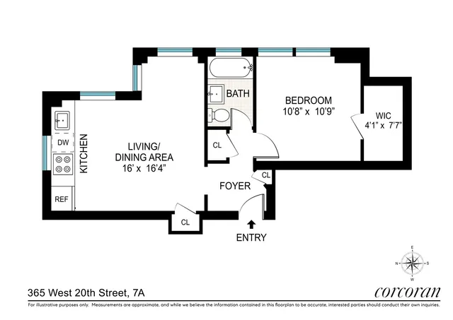 $699,000 | 365 West 20th Street, Unit 7A | Chelsea