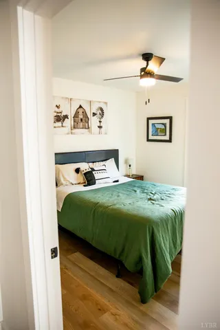 view of a room with racks on the wall