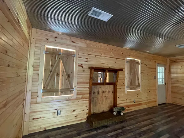 a view of front door of house