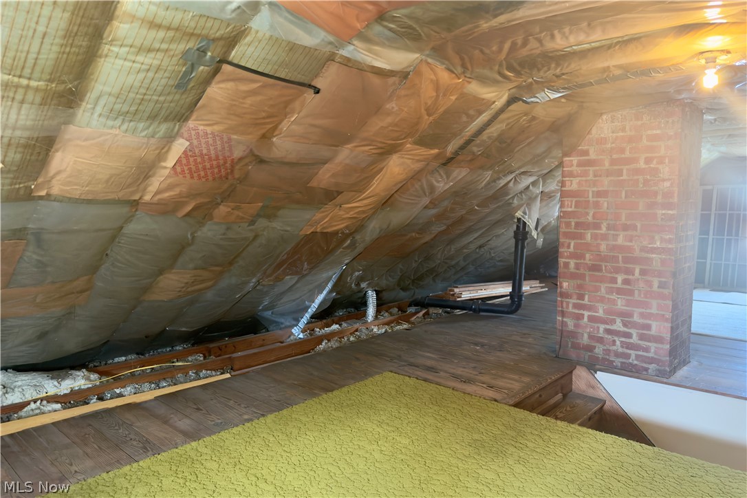 1050 Renfield Road Cleveland Heights, OH 44121 - Photo 40 of 41 View of unfinished attic