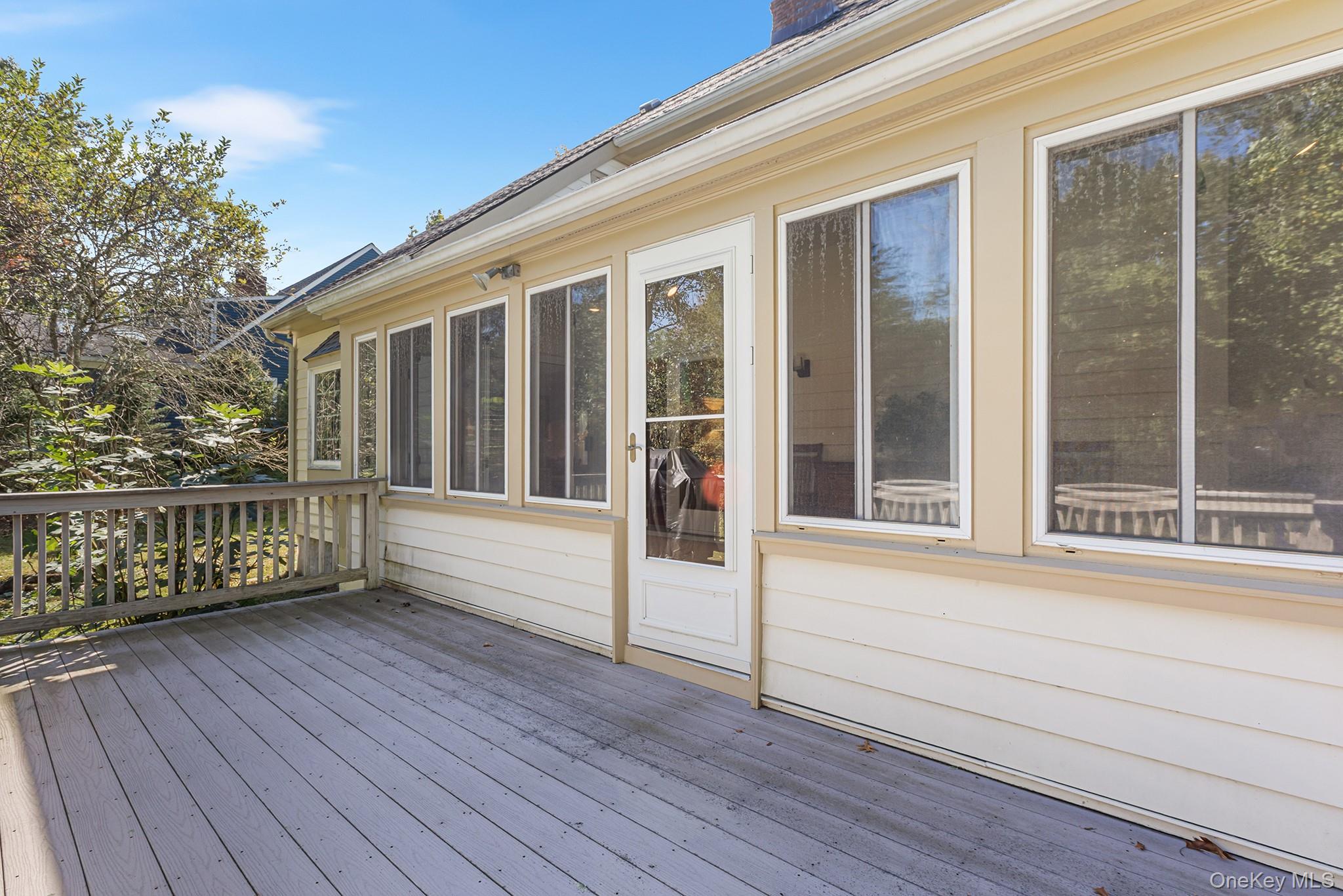 7 Byram Meadows Road Armonk, NY 10504 - Photo 28 of 32 a view of balcony with wooden floor