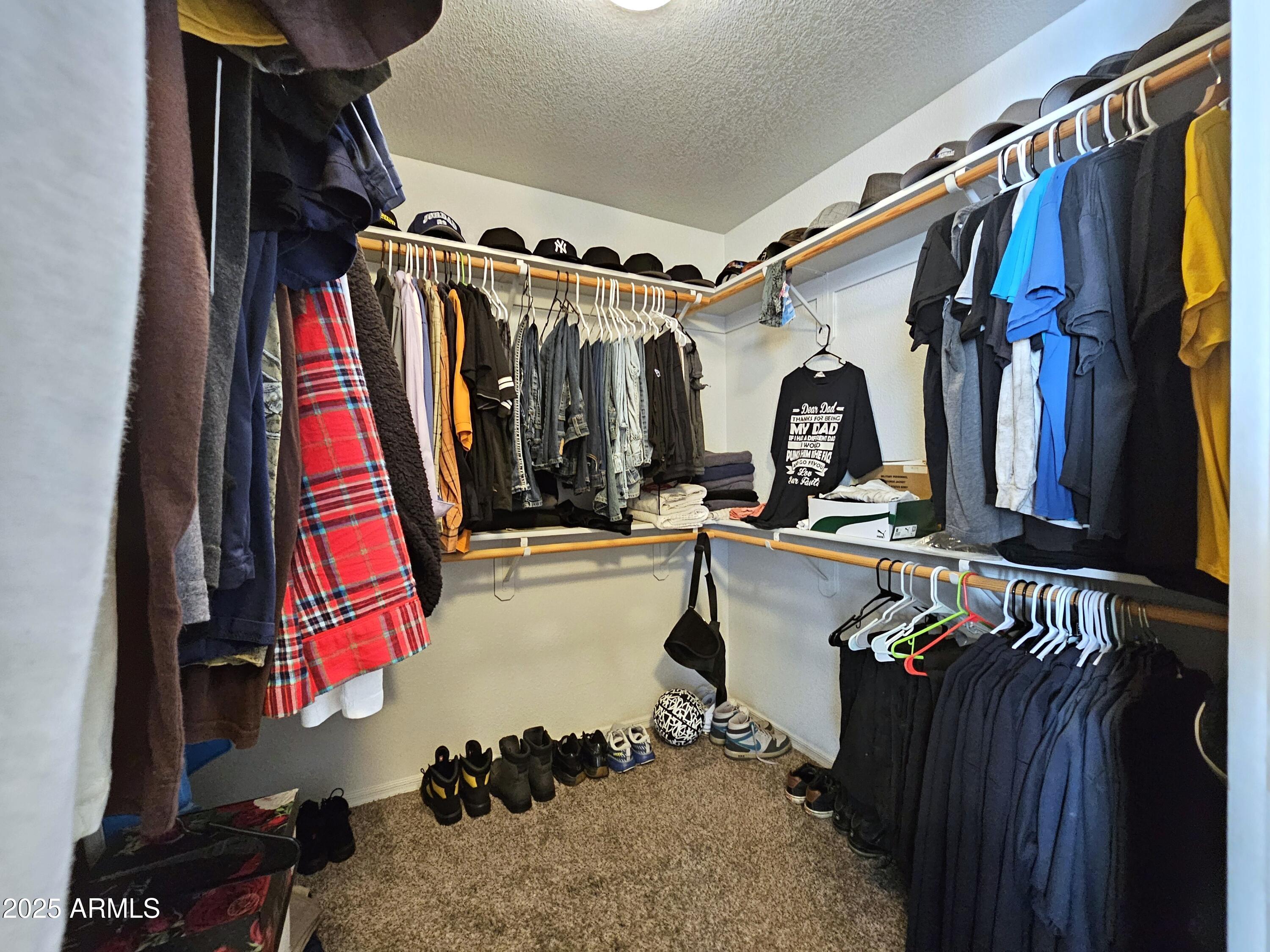 3443 Rhapsody Drive Sierra Vista, AZ 85650 - Photo 16 of 28 a view of walk in closet with clothes and shoes
