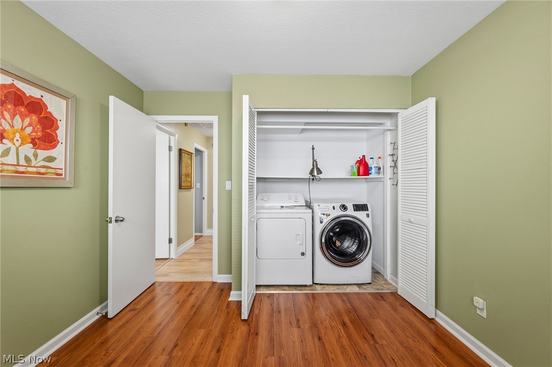6684 Bonnieview Road Cleveland, OH 44143 - Photo 17 of 29 Bedroom with washer/dryer in closet