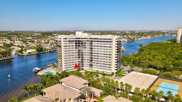 a front view of a building