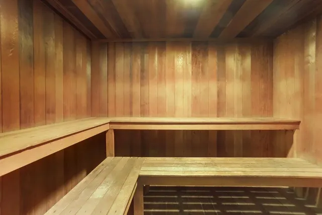 a view of a building and outdoor space