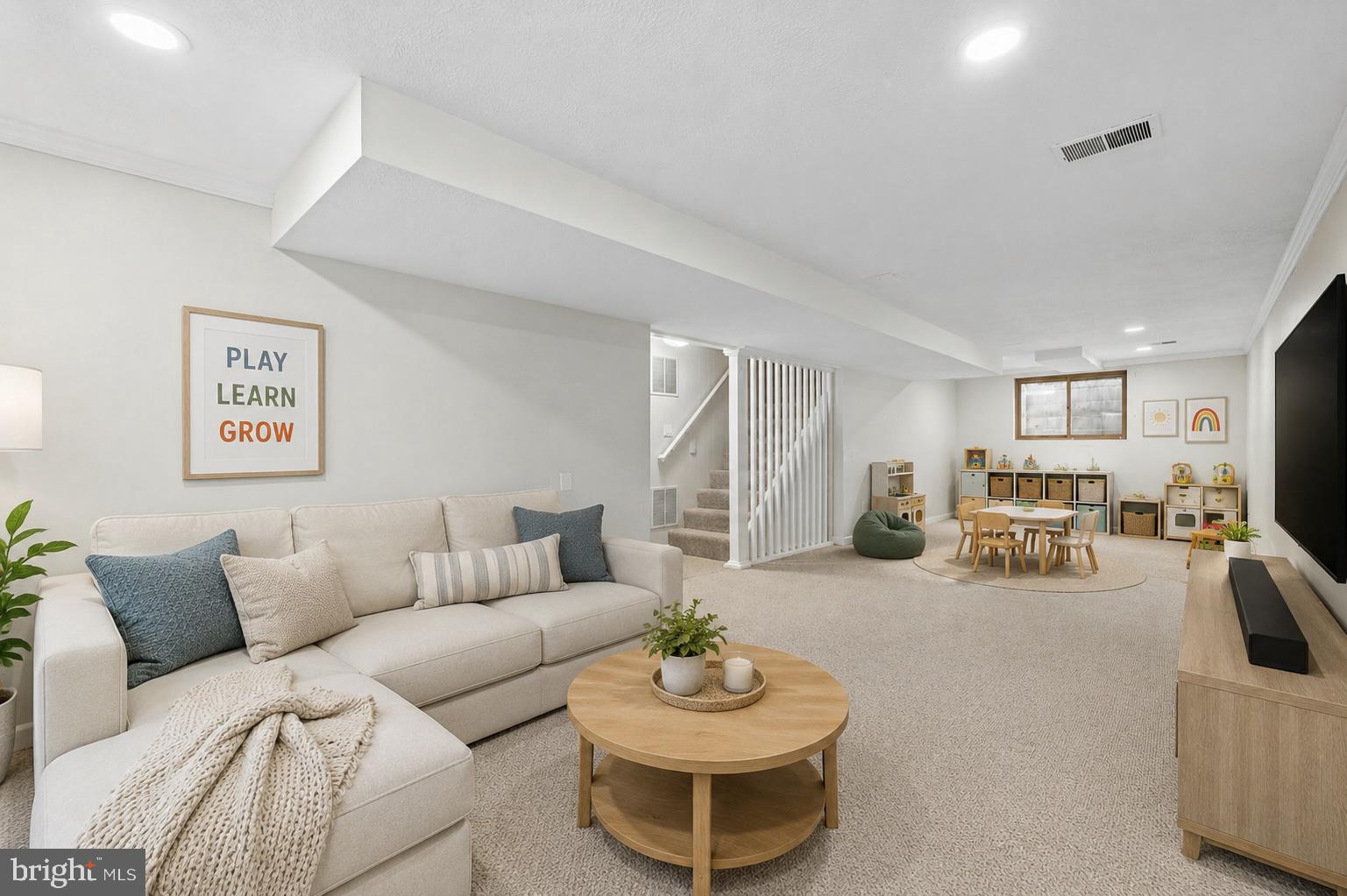 1708 Brisbane Street Silver Spring, MD 20902 - Photo 29 of 43 Basement Virtually Staged