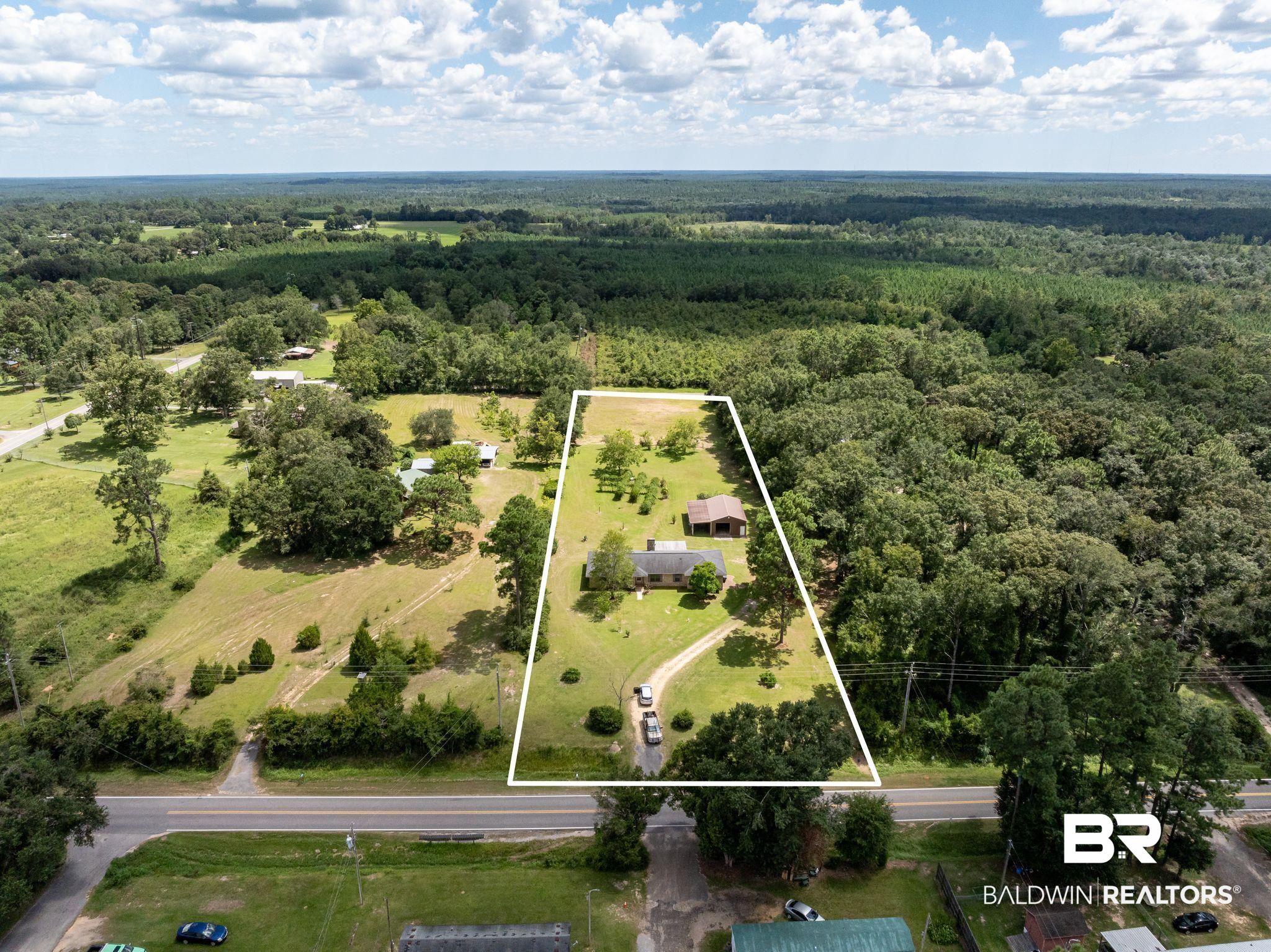 15880 Pine Grove Rd Extension West Bay Minette, AL 36507 - Photo 37 of 44 Aerial view