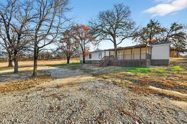 a view of empty space with trees
