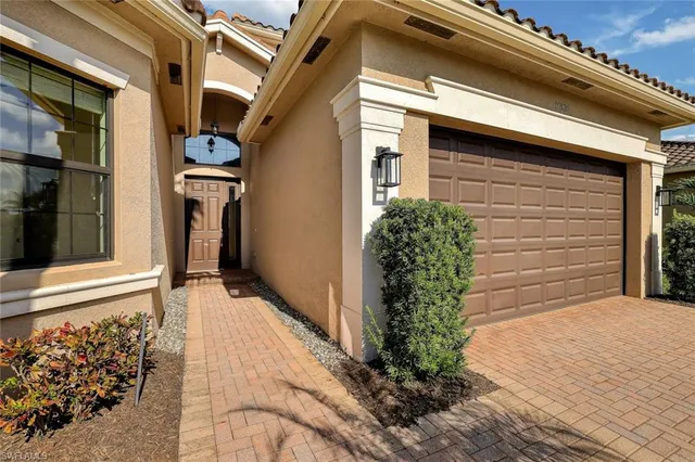 a view of a door of the house