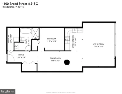 $299,000 | 1100 South Broad Street, Unit 515C, Philadelphia, PA 19146