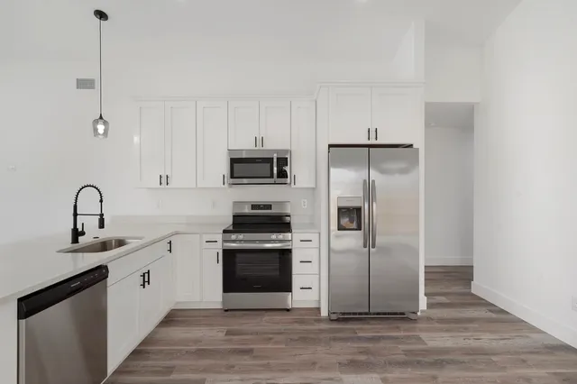wooden floor in an empty room